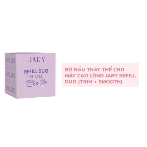 BỘ ĐẦU THAY THẾ CHO MÁY CẠO LÔNG JARY REFILL DUO (TRIM + SMOOTH)