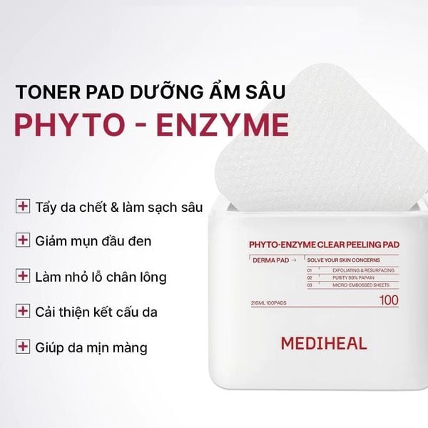 TONER PAD MEDIHEAL AMPOULE PAD 100 MIẾNG