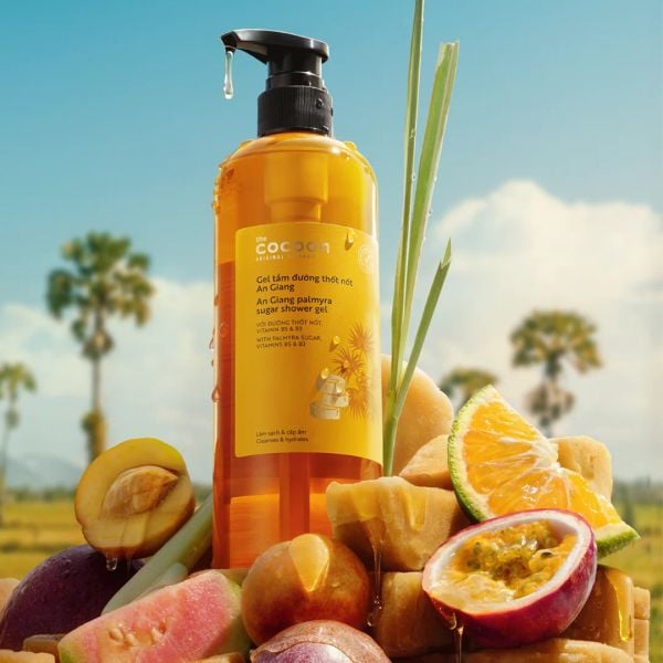 GEL TẮM COCOON ĐƯỜNG THỐT NỐT AN GIANG 500ML