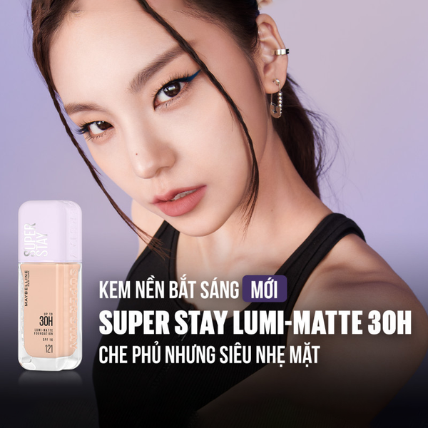 KEM NỀN MAYBELLINE SUPERSTAY UP TO 30H LUMI-MATTE SPF16 PA+++ 35ML