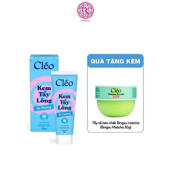 SET KEM TẨY LÔNG CLEO AVOCADO HAIR REMOVAL CREAM 50G