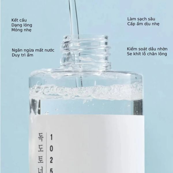 NƯỚC HOA HỒNG ROUND LAB 1025 DOKDO TONER 100ML