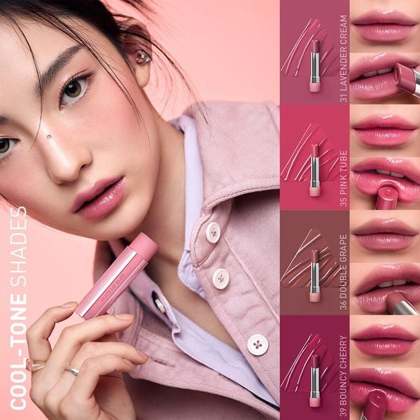 SON DƯỠNG MÔI CÓ MÀU 3CE GLAZY LIP GLOW 5G
