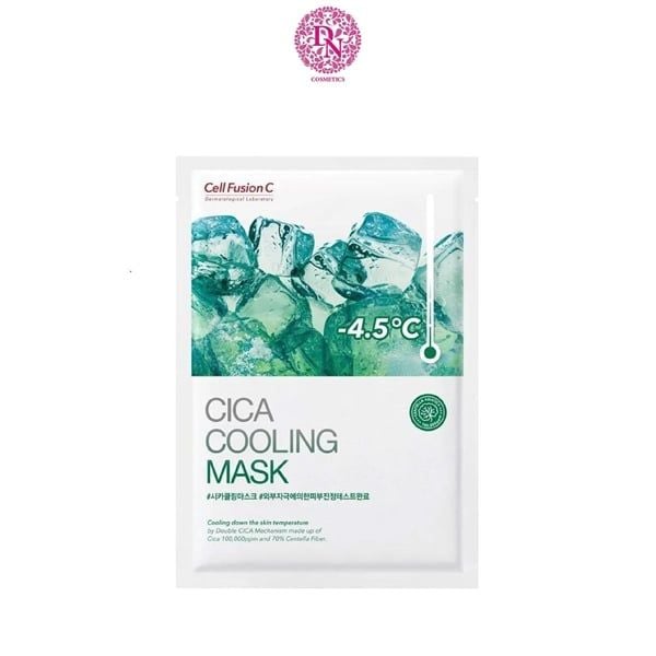MẶT NẠ RAU MÁ GIẢM MỤN LÀM DỊU DA CELL FUSION C CICA COOLING MASK