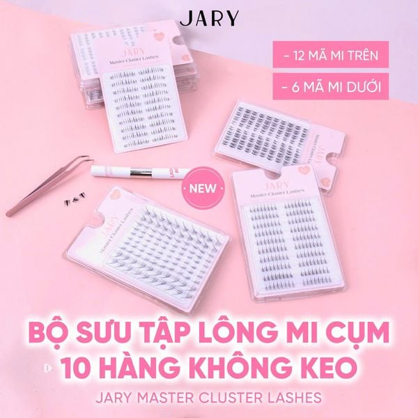 LÔNG MI CỤM KHÔNG KEO 10 HÀNG JARY MASTER CLUSTER LASHES