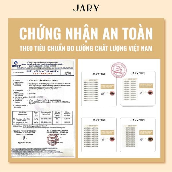 LÔNG MI CỤM CÓ SẴN KEO 10 HÀNG JARY EASYFIT CLUSTER LASHES