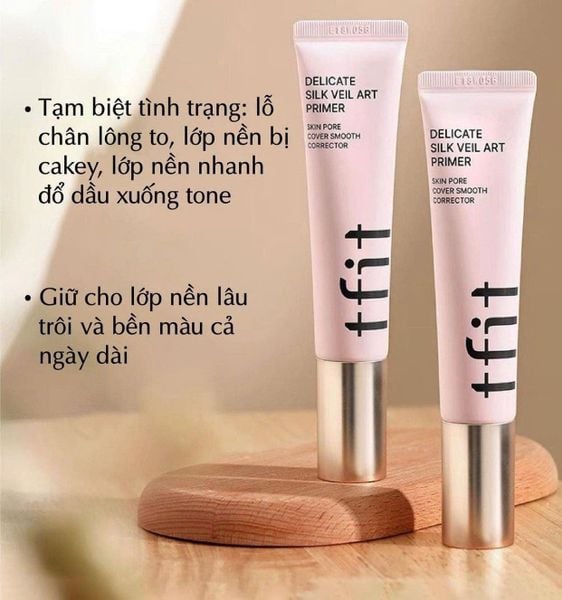 KEM LÓT TFIT DELICATE SILK VEIL ART PRIMER CHE PHỦ LỖ CHÂN LÔNG 30ML