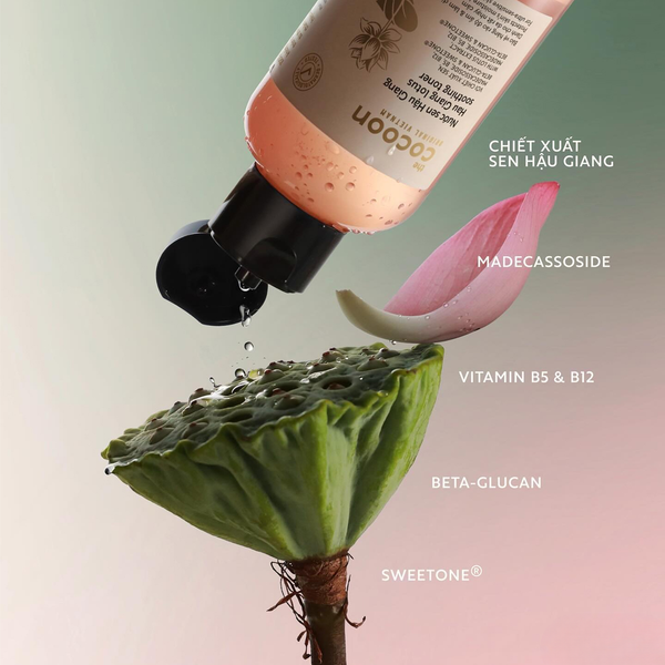NƯỚC SEN HẬU GIANG COCOON LOTUS TONER 310ML
