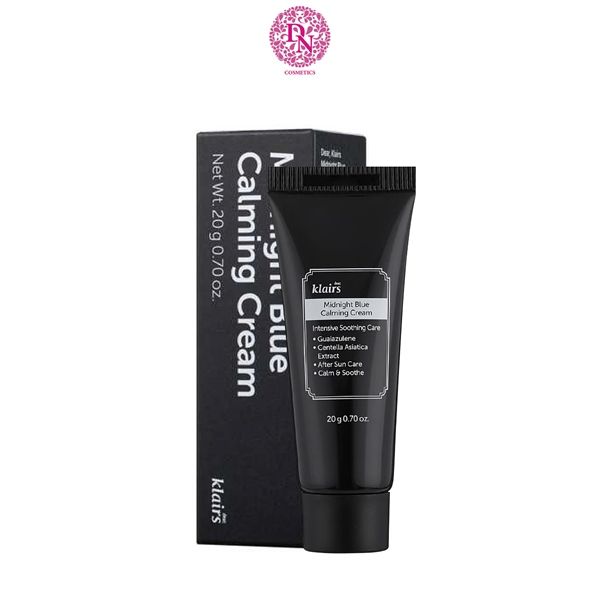 KEM DƯỠNG PHỤC HỒI DA BAN ĐÊM KLAIRS MIDNIGHT BLUE CALMING CREAM 60ML MÀU ĐEN