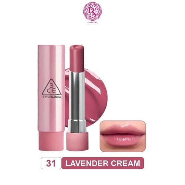SON DƯỠNG MÔI CÓ MÀU 3CE GLAZY LIP GLOW 5G