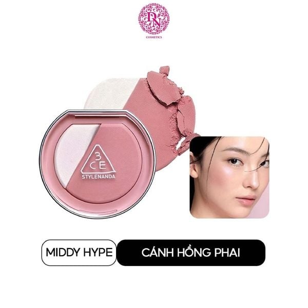 PHẤN MÁ HỒNG KÈM BẮT SÁNG 3CE BLUSHLIGHTER