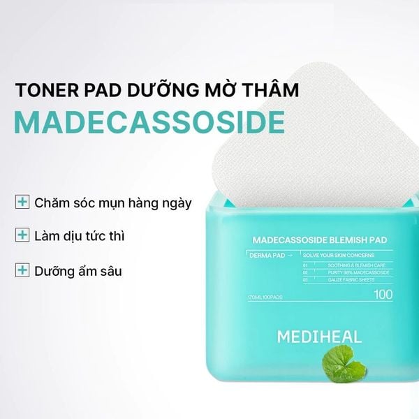 TONER PAD MEDIHEAL AMPOULE PAD 100 MIẾNG