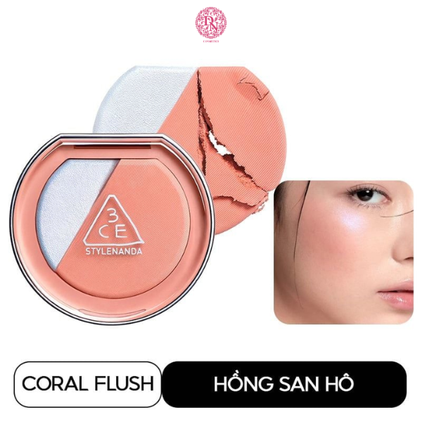 PHẤN MÁ HỒNG KÈM BẮT SÁNG 3CE BLUSHLIGHTER