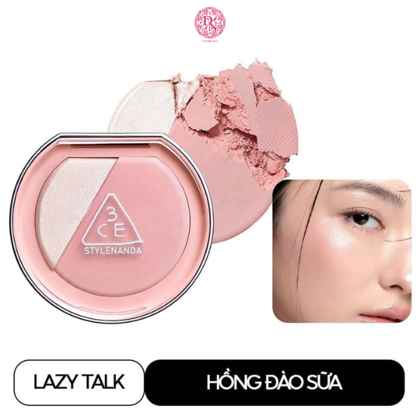 PHẤN MÁ HỒNG KÈM BẮT SÁNG 3CE BLUSHLIGHTER