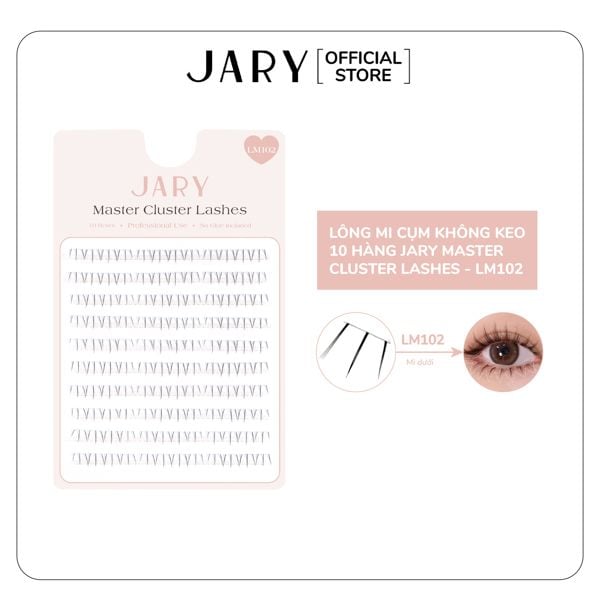 LÔNG MI CỤM KHÔNG KEO 10 HÀNG JARY MASTER CLUSTER LASHES
