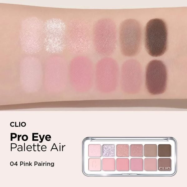 BẢNG PHẤN MẮT CLIO 12 Ô PRO EYE PALETTE AIR 7.2G
