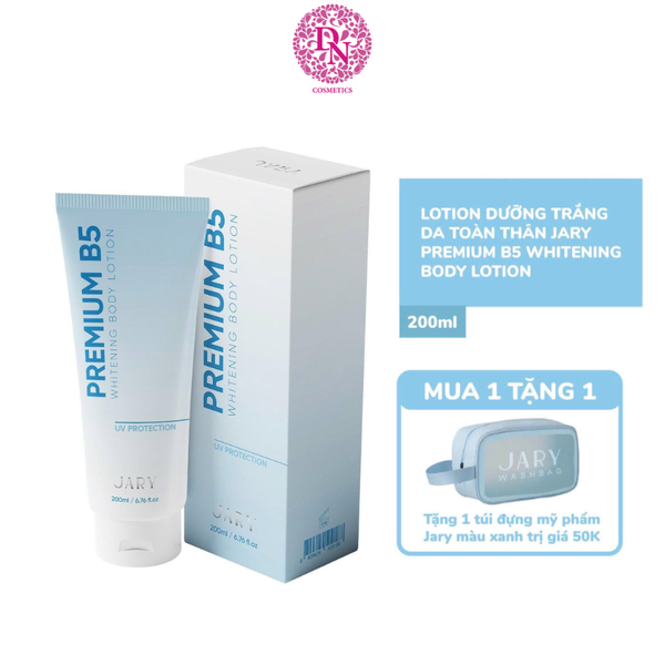 KEM B5 DƯỠNG TRẮNG PHỤC HỒI DA TOÀN THÂN JARY PREMIUM B5 WHITENING BODY LOTION 200ML