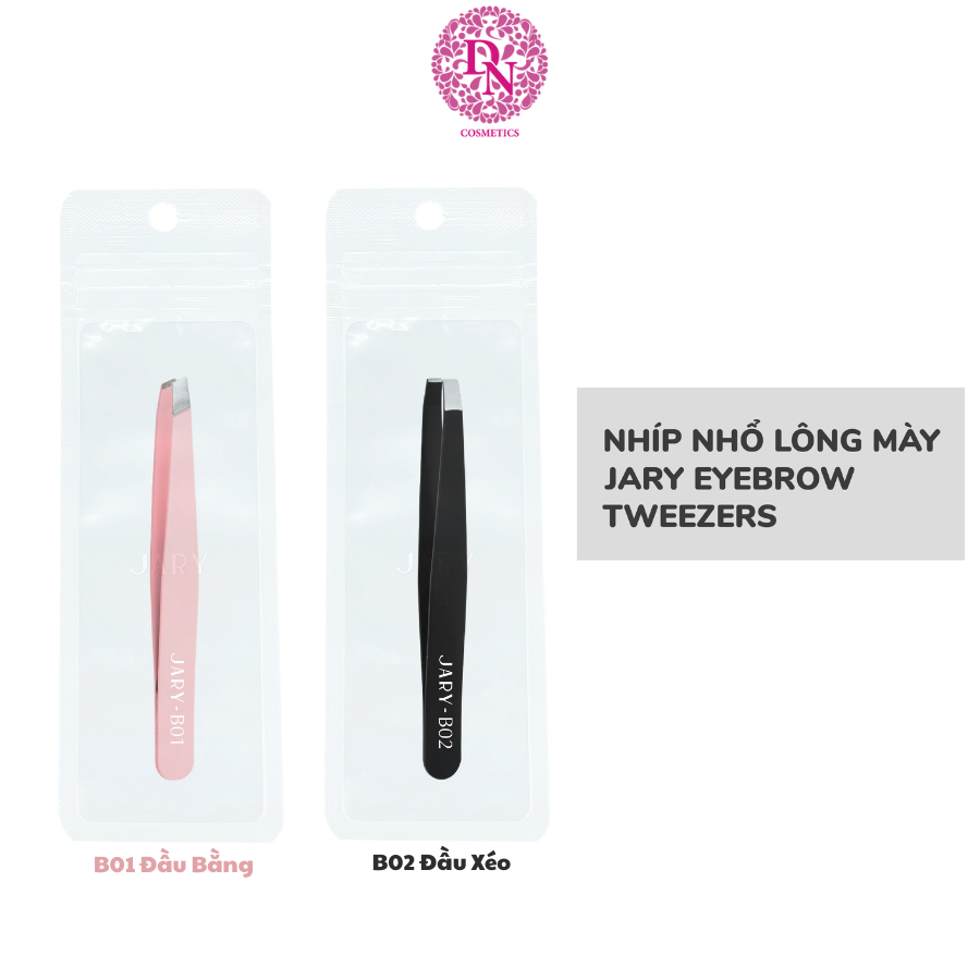 NHÍP NHỔ LÔNG MÀY ĐẦU XÉO JARY EYEBROW TWEEZERS