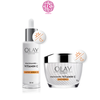 BỘ ĐÔI TINH CHẤT VÀ KEM DƯỠNG OLAY LUMINOUS NIACINAMIDE + VITAMIN C SUPER SERUM/MOISTURISER