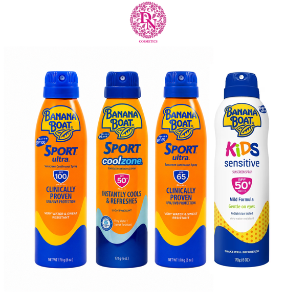 XỊT CHỐNG NẮNG THỂ THAO BANANA BOAT SPORT ULTRA SUNCREEN CONTINUOUS SPRAY 170G