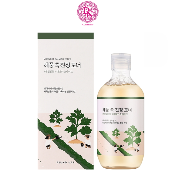 NƯỚC HOA HỒNG ROUND LAB MUGWORT CALMING TONER 300ML