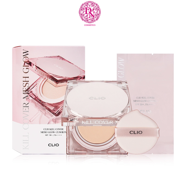 PHẤN NƯỚC CLIO KILL COVER MESH GLOW CUSHION SPF50+ PA++++ 15G