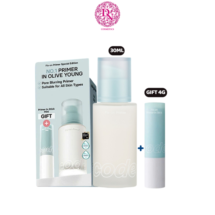 SET KEM LÓT CODE GLOKOLOR FIX-ON PRIMER SPECIAL EDITION
