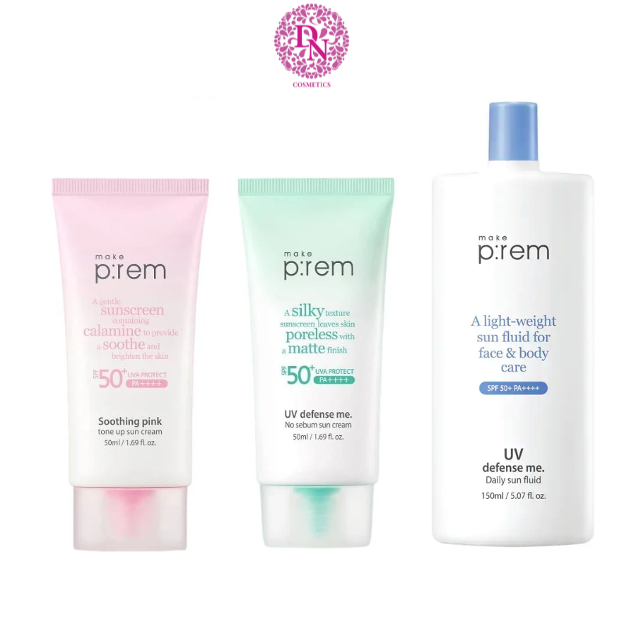 KEM CHỐNG NẮNG VẬT LÝ MAKE P:REM UV DEFENSE ME SUN CREAM 50ML