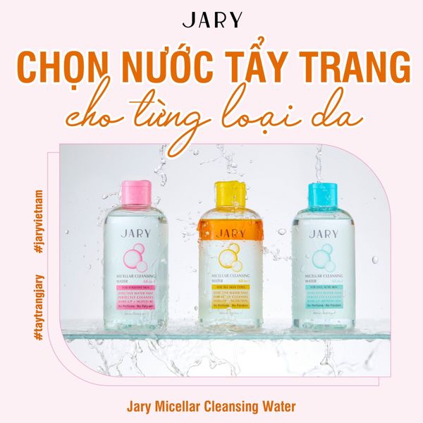 NƯỚC TẨY TRANG JARY MICELLAR CLEANSING WATER ALL-IN-1 250ML