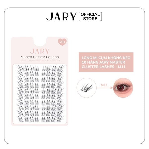 LÔNG MI CỤM KHÔNG KEO 10 HÀNG JARY MASTER CLUSTER LASHES