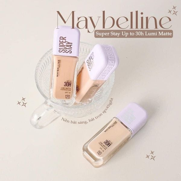 KEM NỀN MAYBELLINE SUPERSTAY UP TO 30H LUMI-MATTE SPF16 PA+++ 35ML