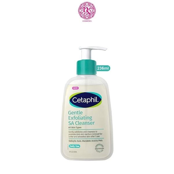 SỮA RỬA MẶT CETAPHIL GENTLE EXFOLIATING SA CLEANSER - DÀNH CHO DA DẦU MỤN