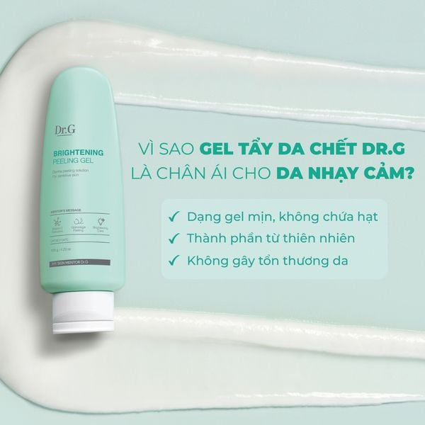 TẨY TẾ BÀO CHẾT DR.G BRIGHTENING PEELING GEL 120G
