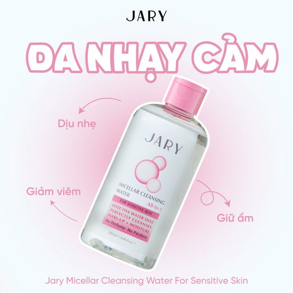 NƯỚC TẨY TRANG JARY MICELLAR CLEANSING WATER ALL-IN-1 250ML