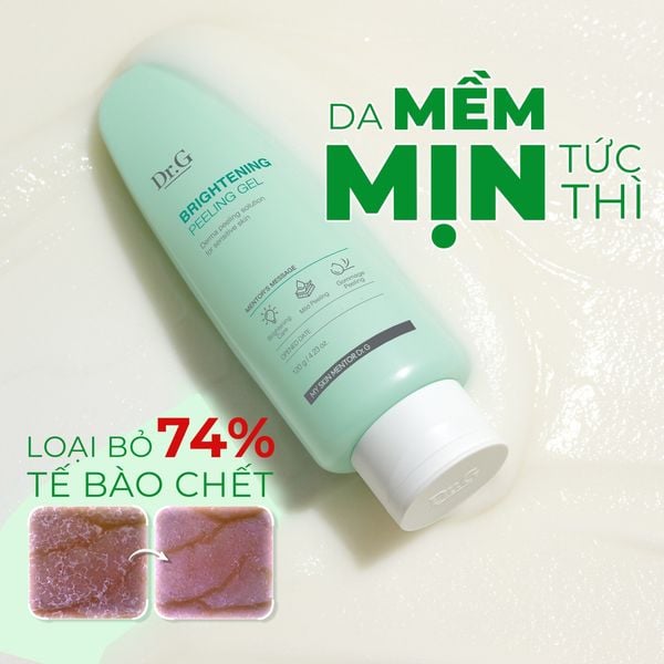 TẨY TẾ BÀO CHẾT DR.G BRIGHTENING PEELING GEL 120G