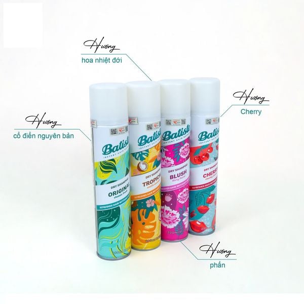 DẦU GỘI KHÔ BATISTE 200ML