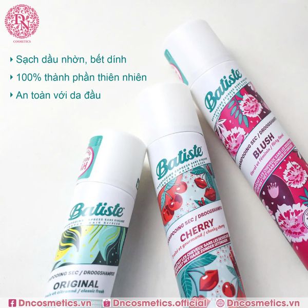 DẦU GỘI KHÔ BATISTE 200ML
