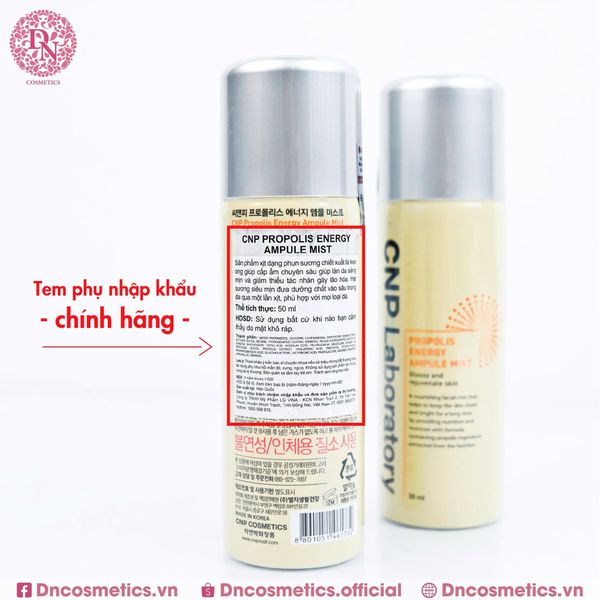 XỊT KHOÁNG TINH CHẤT KEO ONG CNP PROPOLIS ENERGY AMPULE MIST 50ML