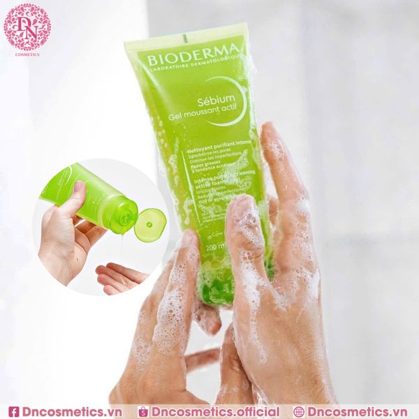 GEL RỬA MẶT BIODERMA SEBIUM MOUSSANT ACTIF