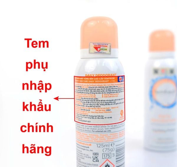 XỊT THƠM MÁT VÙNG KÍN CAO CẤP FEMFRESH INTIMATE SKIN CARE ACTIVE ĐEOORANT 125ML