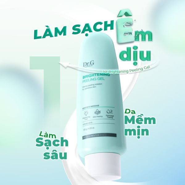 TẨY TẾ BÀO CHẾT DR.G BRIGHTENING PEELING GEL 120G