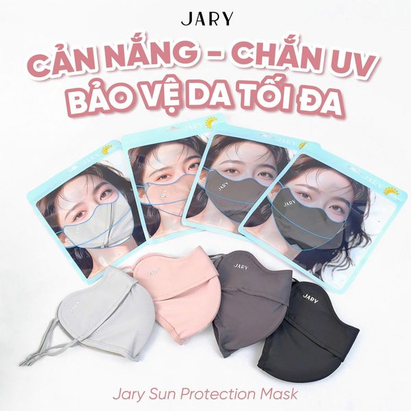 KHẨU TRANG VẢI CHỐNG TIA UV JARY SUN PROTECTION MASK