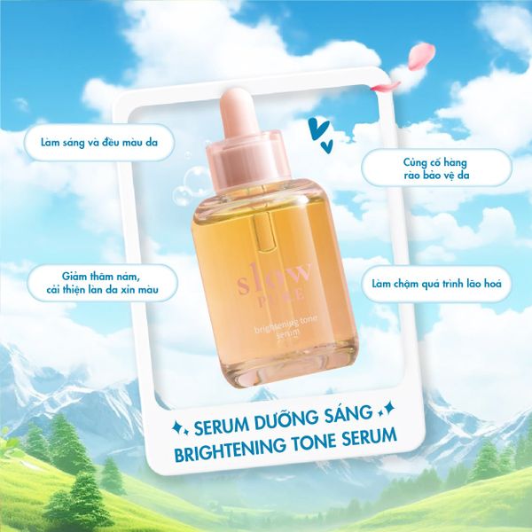TINH CHẤT DƯỠNG TRẮNG CHỐNG LÃO HÓA SLOWPURE SERUM 50ML