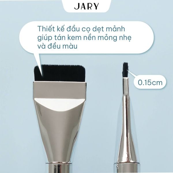 CỌ TÁN KEM NỀN DẠNG LÔNG ĐẦU DẸT JARY SUPER THIN FOUDATION BRUSH