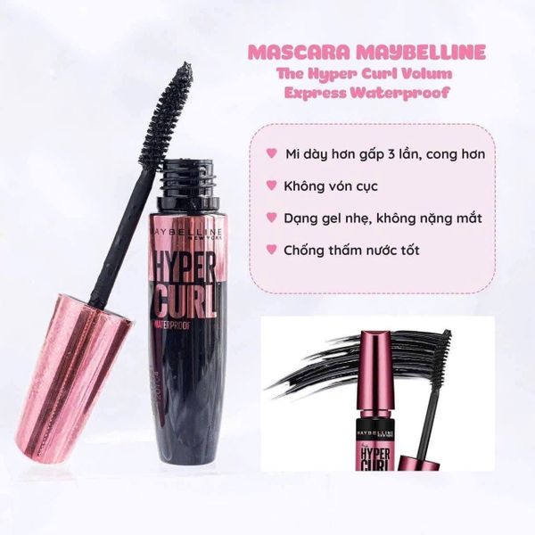 MASCARA MAYBELLINE HYPER CURL 9.2ML