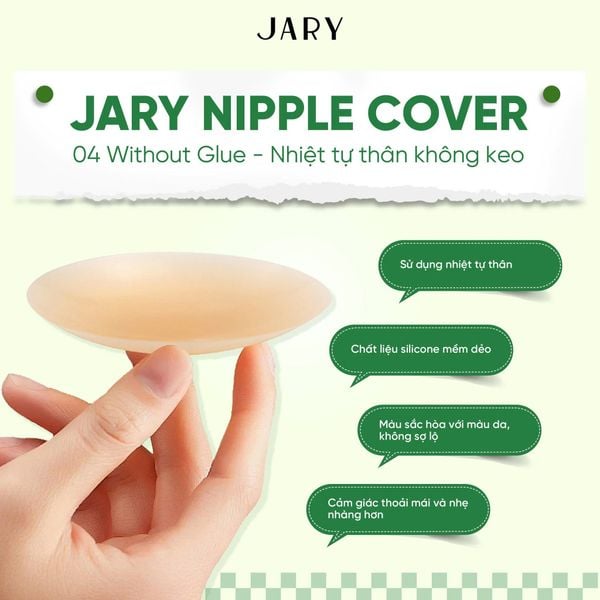 MIẾNG DÁN NGỰC SILICONE JARY NIPPLE COVERS