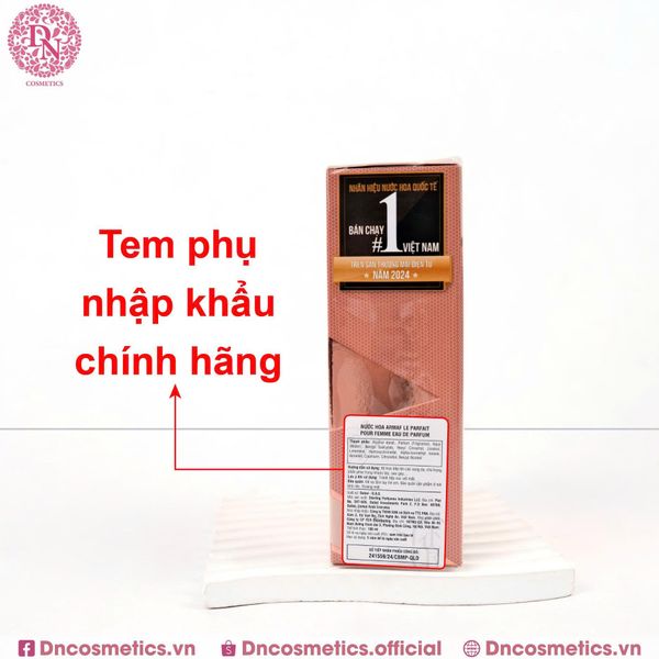 NƯỚC HOA ARMAF LE PARFAIT POUR FEMME EAU DE PARFUM 100ML
