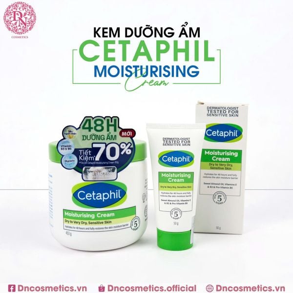 KEM DƯỠNG ẨM CETAPHIL MOITURISING CREAM DÀNH CHO DA KHÔ NHẠY CẢM