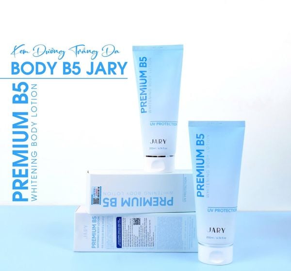 KEM B5 DƯỠNG TRẮNG PHỤC HỒI DA TOÀN THÂN JARY PREMIUM B5 WHITENING BODY LOTION 200ML