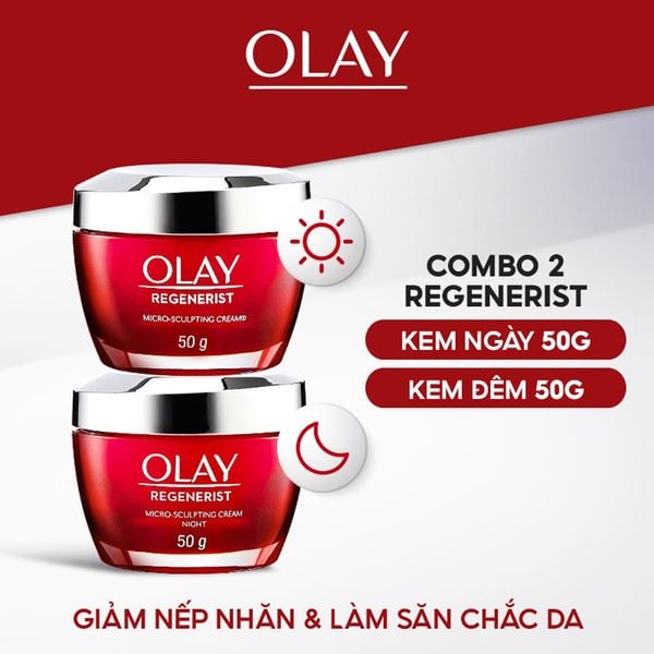 KEM DƯỠNG OLAY DƯỠNG ẨM, TÁI TẠO NGĂN NGỪA LÃO HÓA 50G